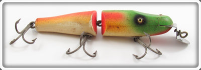 Vintage Creek Chub Rainbow Fire Jointed Pikie Lure