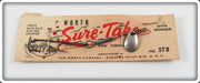 Vintage The Worth Company Sure Take Spinner Lure On Card