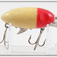 Vintage Clark's Red Head White Dent Eye Water Scout Lure