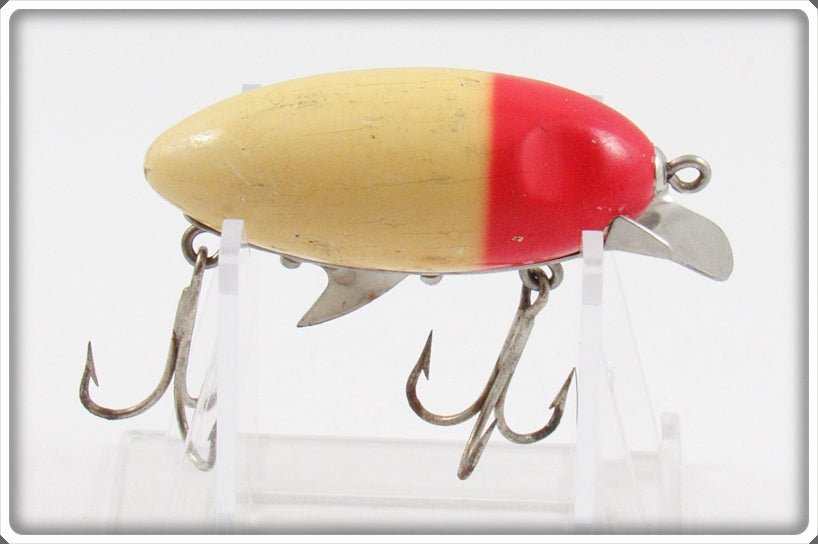 Vintage Clark's Red Head White Dent Eye Water Scout Lure