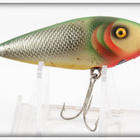 Vintage Barracuda Bait Silver Scale Florida Shiner Lure