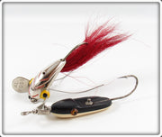 Al Foss Dixie & Black White Oriental Wiggler Lure Pair