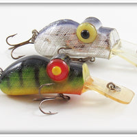 Rabble Rouser Sun Perch Rouster & Purple Silver Roo-Tur Lure Pair