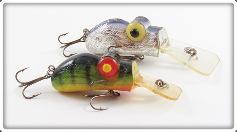 Rabble Rouser Sun Perch Rouster & Purple Silver Roo-Tur Lure Pair