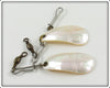 Vintage Shell Fluted Spinner Lure Pair 