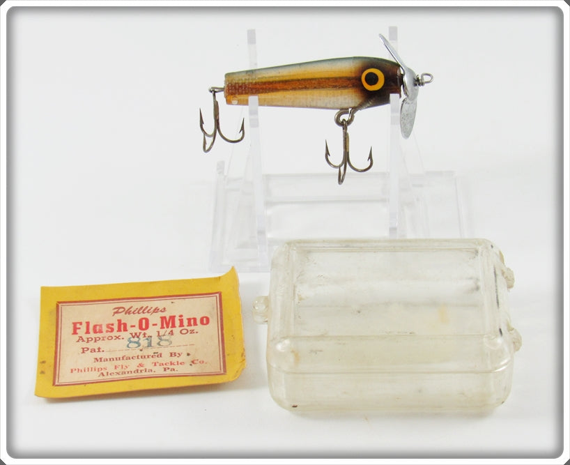 Vintage Phillips Fly & Tackle Co Flash O Mino Lure In Box