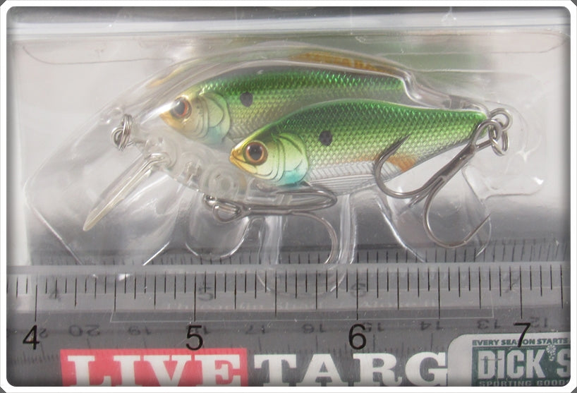 Live Target 2 Live Target Metallic Green Bait Ball Series Double Fish In Box | Lure ...
