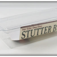 Mel Tillis Black Striped Stutter Bug In Box