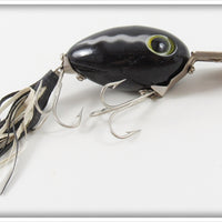 Vintage Arbogast Black Snake Line Arbo Gaster Lure