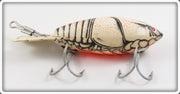 Vintage Bomber White Crawdad Photo Print Crawdad Lure