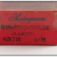 Shakespeare White & Red Swimming Mouse With Box