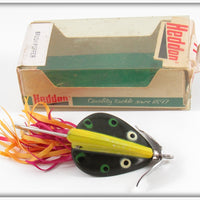 Vintage Heddon Bullfrog Brush Popper Lure In Box