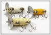 Arbogast Frog & Yellow Shore Jitterbug Lot Of Three
