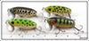 Arbogast Coachdog, Frog & Perch Jitterbug Lot Of Four