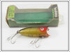 Vintage Heddon Perch Baby Lucky 13 Lure In Box