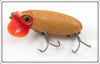 Arbogast Red Head White Plastic Lip 5/8 Oz Jitterbug