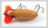Arbogast Red Head White Plastic Lip 5/8 Oz Jitterbug