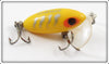Arbogast Yellow Shore Clear Plastic Lip 1/4 Oz Jitterbug Lure