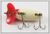 Arbogast Red Head White Plastic Lip 5/8 Oz Jitterbug