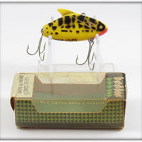 Vintage Heddon Yellow Coachdog Super Sonic Lure In Box