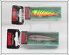 Rapala Fire Tiger & Vampire F-7 Floating Minnows In Boxes