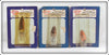 Vintage Marathon Tackle Rattle Spoon Lot Of Three Lures On Cards