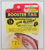 Yakima Bait Co Yellow Feather Rooster Tail On Card