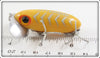 Arbogast Yellow Shore Jitterbug With Box Bottom