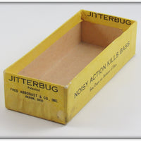 Arbogast Yellow Shore Jitterbug With Box Bottom