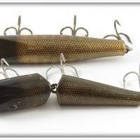 Creek Chub Pikie Scale Darter & Jointed Darter Pair