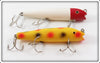 Vintage Creek Chub Red Head & Yellow Spotted Darter Lure Pair