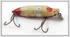 Vintage Heddon Fish Flash Silver & Red River Runt Lure