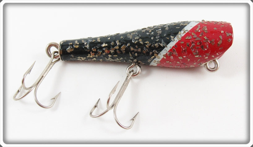 Manta Ray Inc. Black & Red With Flitter Hootenanna Lure