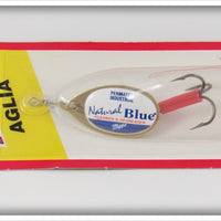 Mepps Aglia Natural Blue Advertising Spinner Lure On Card 