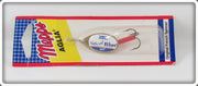 Mepps Aglia Natural Blue Advertising Spinner Lure On Card 