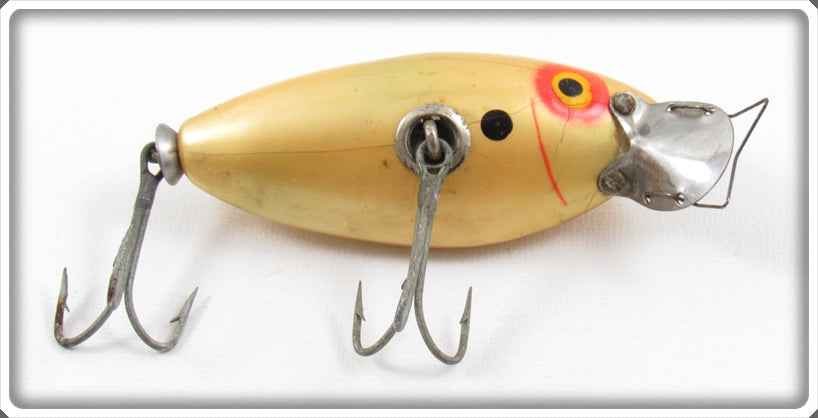 Vintage True Temper Pearl Crippled Shad Lure For Sale