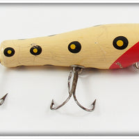 Montpelier Bait Co. White Black Spots Hootenanna Lure 