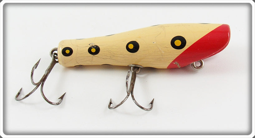 Montpelier Bait Co. White Black Spots Hootenanna Lure 