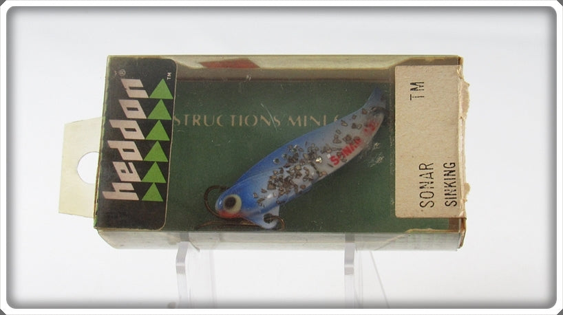 Vintage Heddon BFL Blue Flitter Shad Sonar Lure In Box 