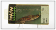 Vintage Heddon LC Natural Perch Sonar Lure In Box