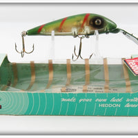 Vintage Heddon Perch Deep Dive Tiger Lure In Box