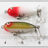 Heddon Red Head & Perch Tiny Torpedo Pair In One Box