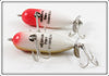 Heddon Red Head & Perch Tiny Torpedo Pair In One Box