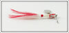 Heddon Red Head White Spinfin In Box