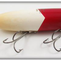 Vintage South Bend Red Arrowhead White Bass Oreno Lure