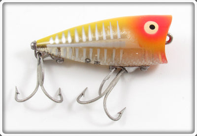 Vintage Heddon Yellow Shore Chugger Jr Lure