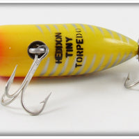 Heddon Yellow Shore Tiny Torpedo In Box