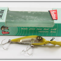 Vintage Heddon Yellow Deep Dive Tiny Tiger Lure In Box 