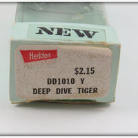 Heddon Yellow Deep Dive Tiny Tiger In Box