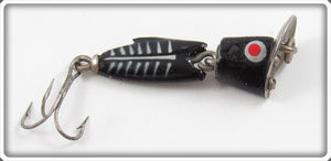 Vintage Heddon Black Shore Fidget Lure